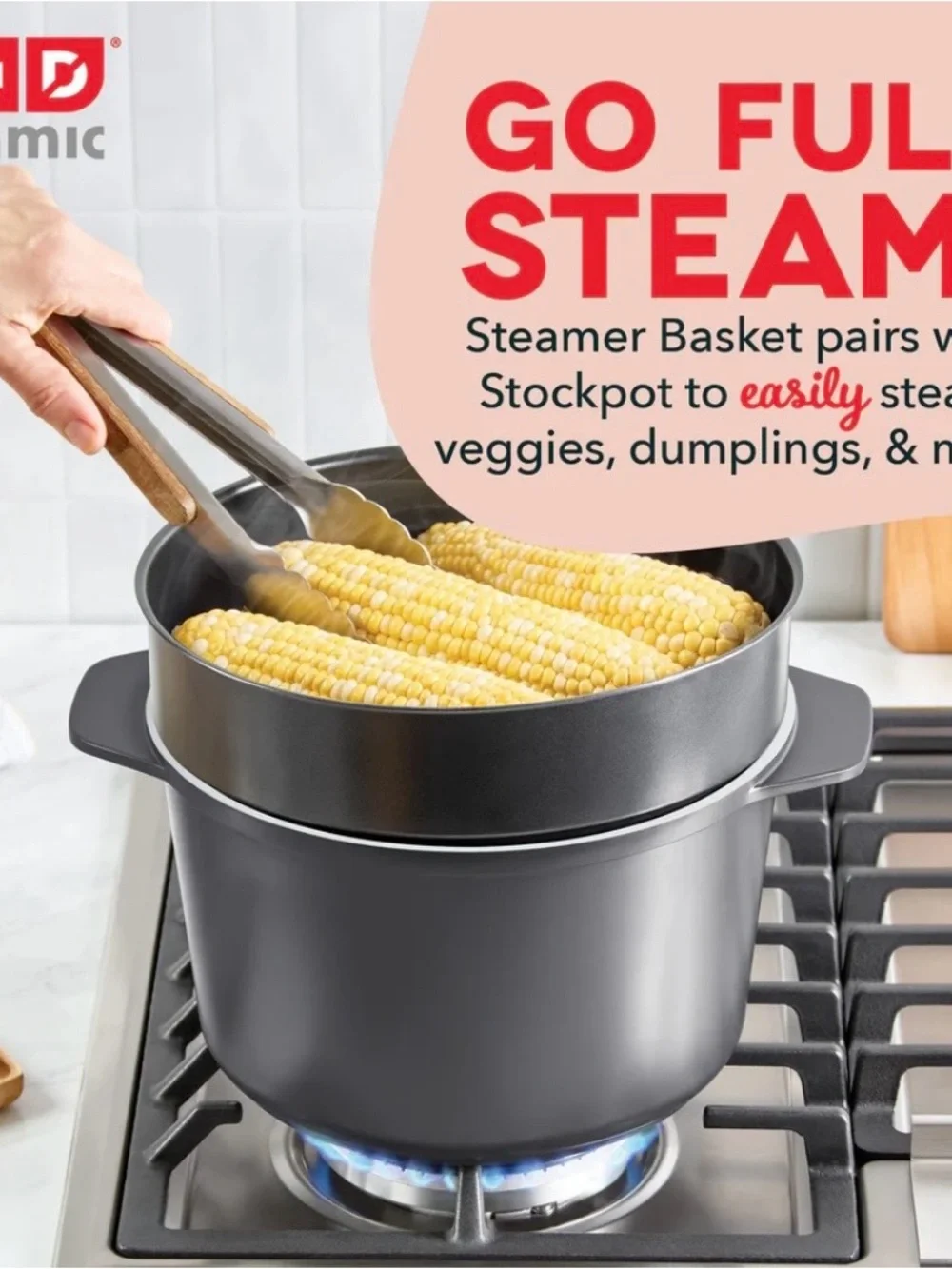 DASH SMARTSTORE™ 5.8QT MULTIPOT + STEAMER SET